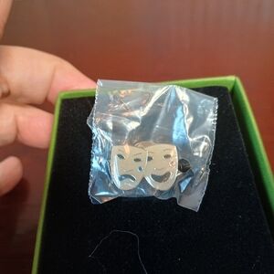 Burberry Tragedy Theater Pin Nwot